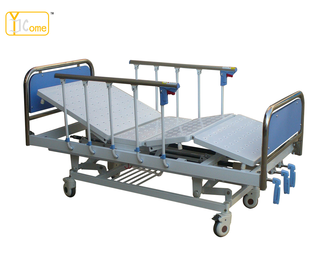 Three Crank Hospital Bed