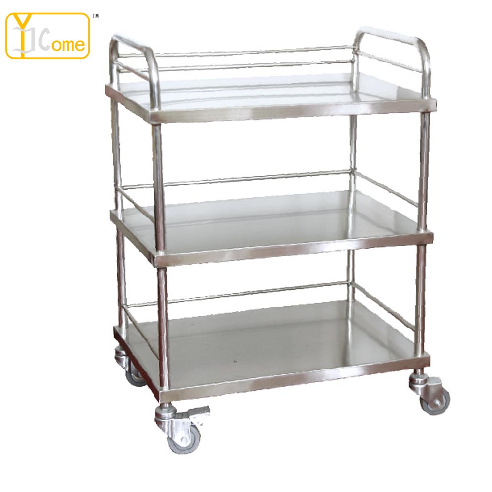 Stainless Steel Medical-change Trolley