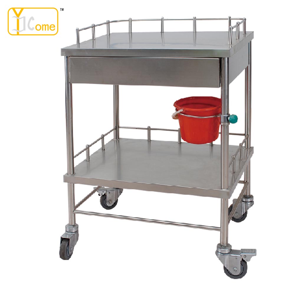 Stainless Steel Fan Instrument Trolley