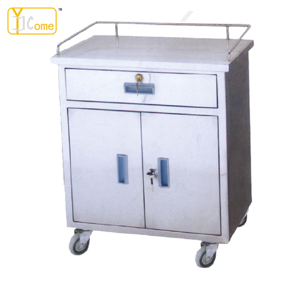 Stainless Steel Emergency Trolley