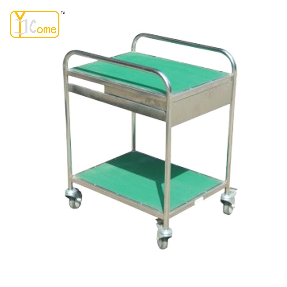 Stainless Steel Emergency Trolley