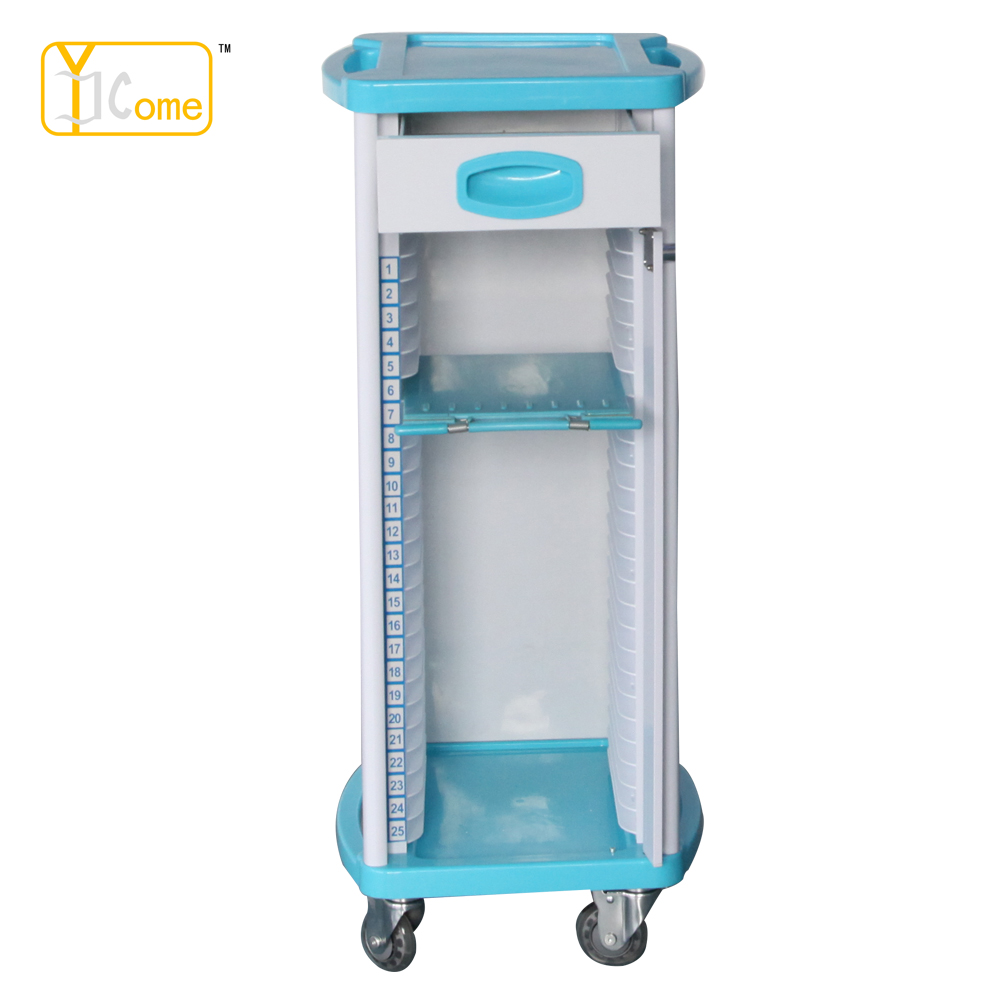 ABS Medical Record Holder Trolley