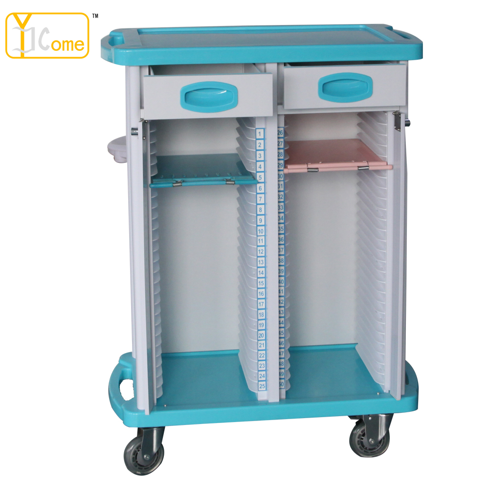 ABS Medical Record Holder Trolley