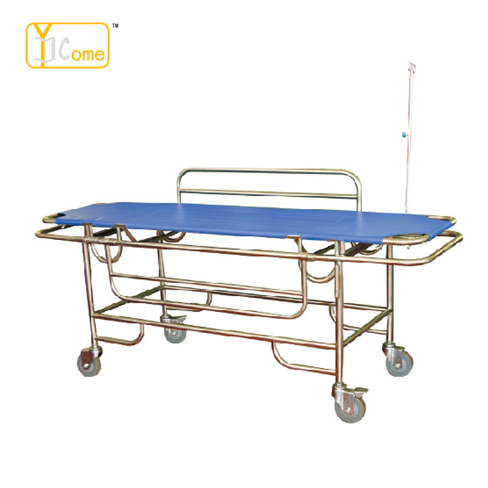 Stainless Steel Patient Trolley